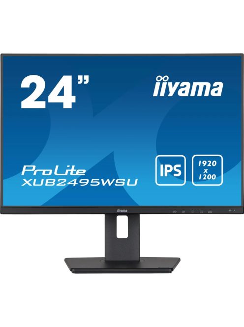 iiyama ProLite XUB2495WSU-B5 61,1 cm (24") WUXGA IPS monitor HDMI/VGA/DP 5ms (XUB2495WSU-B5)