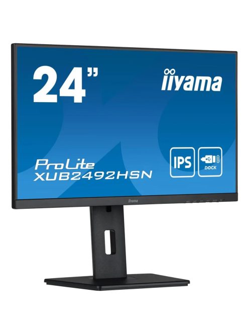 iiyama ProLite XUB2492HSN-B5 60,47 cm (23,8") FHD IPS monitor DP/HDMI/USB-C (XUB2492HSN-B5)