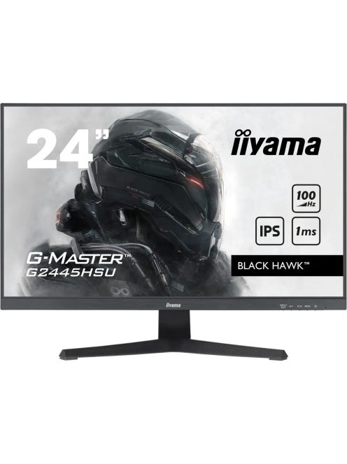 iiyama G-MASTER G2445HSU-B1 60,5 cm-es (24") FHD IPS játékmonitor HDMI/DP/USB (G2445HSU-B1)