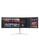 LG 49WQ95X-W 124,46 cm (49") DQHD 32:9 IPS ívelt monitor HDMI/DP/USB-C 144Hz HDR (49WQ95X-W.AEU)