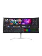 LG 40WP95XP-W.AEU 100,84 cm (39,7") 21:9 WUHD ívelt IPS monitor HDMI/DP/USB 3.0 (40WP95XP-W.AEU)