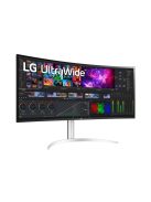 LG 40WP95XP-W.AEU 100,84 cm (39,7") 21:9 WUHD ívelt IPS monitor HDMI/DP/USB 3.0 (40WP95XP-W.AEU)