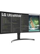 LG 35WN75CP-B.AEU 88,9 cm (35") 21:9 VA UWQHD ívelt monitor HDMI/DP/USB-C (35WN75CP-B.AEU)