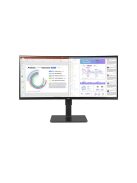 LG 34BQ77QB-B 86,7 cm (34") UWQHD 21:9 IPS ívelt monitor HDMI/DP/USB-C (34BQ77QB-B.AEU)