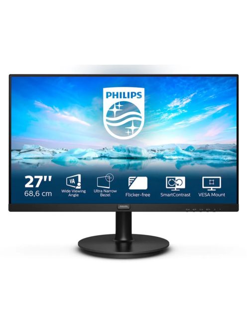 Philips V-Line 271V8L 68,6 cm (27") FHD VA irodai monitor HDMI/VGA 4ms 75Hz (271V8L/00)