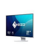 EIZO EV2785-WT 68,4 cm (27") UHD professzionális monitor HDMI/DP 99%sRGB 8bit+FRC 16:9 fehér (EV2785-WT)