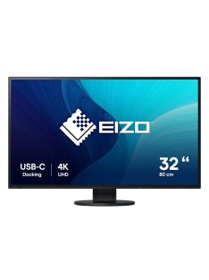   EIZO Flexscan EV3285-BK 80 cm (31,5") 4K UHD professzionális monitor 16:9 DP/HDMI/USB-C (EV3285-BK)