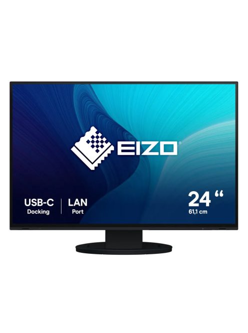 EIZO Flexscan EV2495-BK 61,1 cm (24") WUXGA IPS monitor DP/HDMI/USB-C Pivot HV (EV2495-BK)