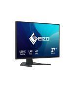 EIZO Flexscan EV2740X-BK 68,5 cm (27") 4K UHD IPS monitor DP/HDMI/USB-C Pivot HV (EV2740X-BK)