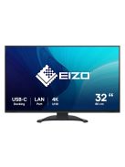 EIZO Flexscan EV3240X-BK 80 cm (31,5") 4K UHD professzionális monitor 16:9 DP/HDMI/USB-C (EV3240X-BK)