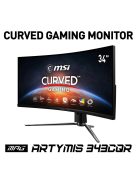 MSI MPG ARTYMIS 343CQRDE 86.4cm (34") UWQHD VA játékmonitor 21:9 HDMI/DP 165Hz (9S6-3DB25T-002)