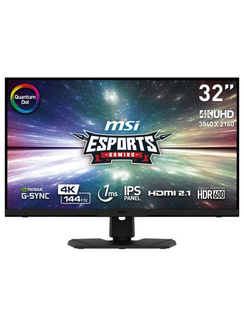 MSI Optix MPG321URDE-QD 81,3 cm (32") 4K játékmonitor 16:9 HDMI/DP/USB-C 144Hz (9S6-3DC07T-002)