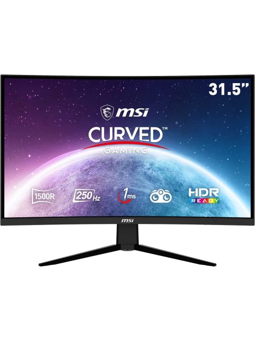 MSI Optix G32C4XDE 80 cm-es (31,5") FHD VA játékmonitor 16:9 HDMI/DP 250Hz 1ms FS (9S6-3DA61T-039)