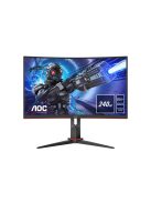 AOC C27G2ZU 68,6 cm (27") FHD VA játékmonitor 16:9 HDMI/DP FreeSync 240 Hz 0,5 ms (C27G2ZU/BK)