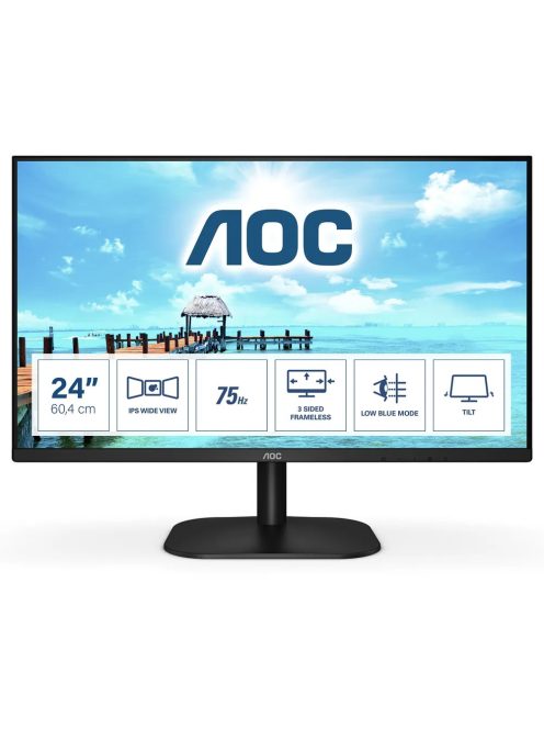 AOC 24B2XH 60,5 m (23,8") Full HD IPS monitor 16:9 VGA/HDMI 250 cd/m² (24B2XH/EU)