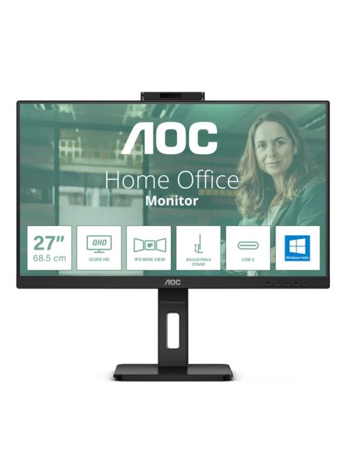 AOC Q27P3CW 68,6 cm (27") QHD IPS irodai monitor 16:9 HDMI/DP/USB-C PD65W 75Hz (Q27P3CW)