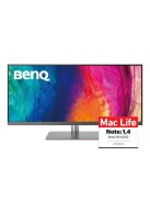 BenQ PD3420Q 86,4 cm-es (34") UWQHD monitor IPS 21:9 HDMI/DP/USB-C Pivot HV HDR (9H.LJHLB.QPE)